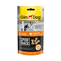 تشویقی سگ اسپورت اسنک جیم داگ طعم پرندگان Gim dog sport snack