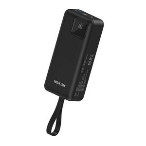 شارژر همراه گرین لاین مدل GNPWT30KPBBK ظرفیت 30000 میلی آمپر ساعت