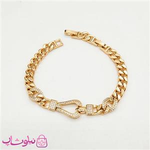 دستبند زنانه ژوپینگ مدل فرد نگیندار کد 2691
