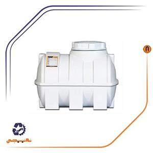 مخزن پلی اتیلن 5000 لیتری خزرمنبع افقی سه لایه