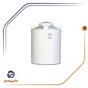 مخزن پلی اتیلن 300 لیتری خزرمنبع عمودی بلند سه لایه
