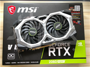 کارت گرافیک استوک ام اس ای GeForce RTX 2060 SUPER VENTUS OC ظرفیت 8 گیگابایت با کارتن 