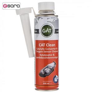 محلول تمیز کننده سنسور اکسیژن مبدل کاتالیزور خودرو گات مدل Cat Clean 620732 حجم 300 میلی لیتر Gat Catalistic Converter and Oxigen Sensor Cleaner ml 