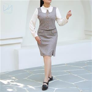 پیراهن زنانه طرح پیچازی کد 254