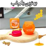 بالم لب عسل و وازلین مدل رایحه هلو یانگمی (YANGMEI HONEY VASELINE LIPS BALM)