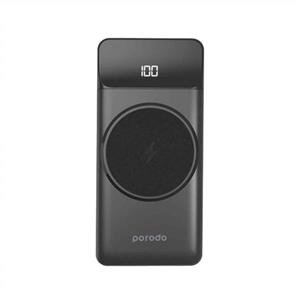 پاوربانک Porodo 20W 10000mAh مدل PD-PBFCH004-BK – مشکی  (PD و فست شارژ)