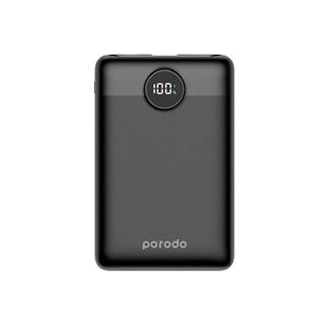 پاوربانک (PD و فست شارژ) Porodo 22.5W 30000mAh مدل PD-PBFCH008-BK – مشکی