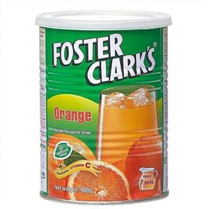 پودر شربت پرتقال فوستر کلارکس 900 گرمی پودر نوشیدنی پرتقال Foster Clark’s