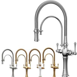 شیر ظرفشویی دومنظوره فنری کسری مدل جنوا ( سارال )