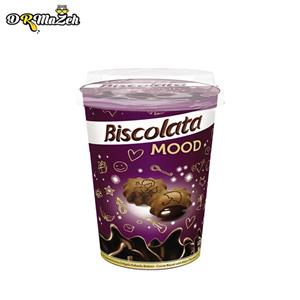 بیسکوییت شکلات تلخ بیسکولاتا لیوانی biscolata mood bitter 