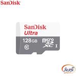 کارت حافظه microSD Ultra UHS-I ظرفیت 128 گیگابایت سن دیسک سرعت 100m/s