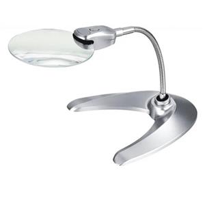ذره بین خرطومی رومیزی چراغدار مدل MG5B-2