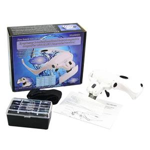 ذره بین هدلایتی پیشانی 5 لنز چراغدار مدل 9892B1
