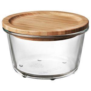 ظرف دایره ای نگهدارنده غذا ایکیا مدل  IKEA 365 ظرفیت 600 میلی لیتر