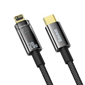 کابل تبدیل USB-C به لایتنینگ بیسوس مدل Auto Power-Off طول 2 متر