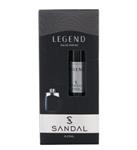 صندل ادکلن مردانه جیبی 25 میل Sandal رایحه Legend مشکی