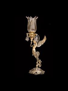 شمعدان برنزی طرح فرشته