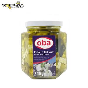 پنیر در روغن اوبا - oba feta in oil