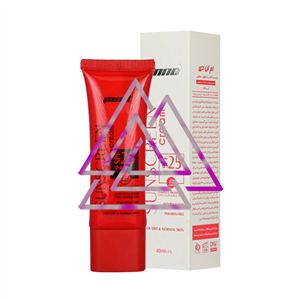 کرم ضد آفتاب SPF 25 بدون رنگ برای پوست خشک ام ان دی