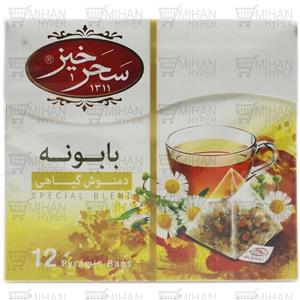 دمنوش بابونه کیسه ای سحر خیز – 12 عددی