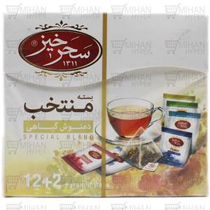 دمنوش منتخب کیسه ای سحر خیز – 14 عددی