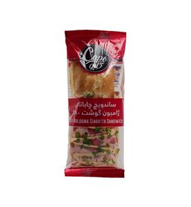 ساندویچ ژامبون گوشت هشتاد درصد با پنیر کاپو - 1 عدد