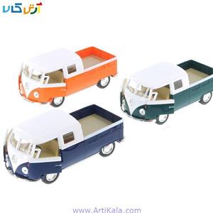 ماشین فلزی کلاسیک مدل 1963 VOLKWAGEN BUS DOUBLE CAB PICKUP