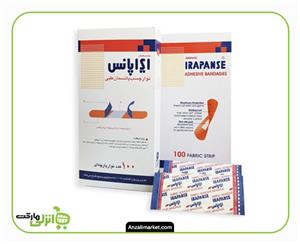 نوار چسب پانسمان طبی «ایراپانس» (چسب زخم) 100 عددی 