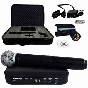 Shure BLX24E SM58 میکروفون وایرلس شور Headset Condenser Microphone 