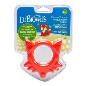 دندانگیر طرح روباه دکتر بروانTE003  Dr Brown’s Flexees Friends Fox Teether