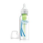 شیشه شیر طلقی باریک 250میل دکتر براون آپشن پلاسDr Brown’s Natural Flow Options Narrow Neck Baby Bottle 250ml