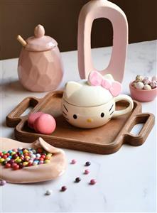 سینی چوبی مربع سایز S کد 7330