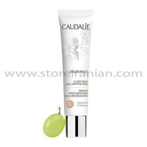 فلوئید روز رنگی وینوپرفکت کدلی SPF20  با حجم 40 میلی لیتر Caudalie Vinoperfect Tinted Fluid SPF20 40ml