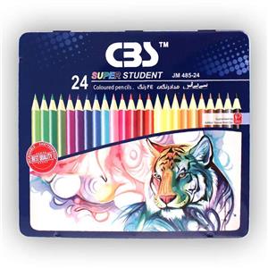 CBS JM485-24 Color Pencil مداد رنگی 24 رنگ سی بی اس JM485
