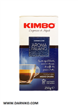 قهوه آروما ایتالیانو کیمبو پودری 250 گرمی پاکت وکیوم KIMBO