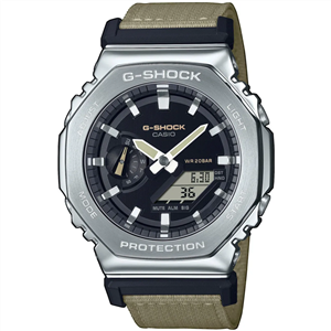 ساعت جی شاک GM2100 مردانه سیلور مشکی G-Shock-5834-G