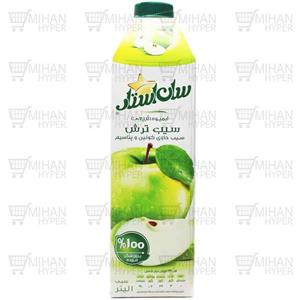 آبمیوه طبیعی سیب ترش سان استار حجم 1 لیتر
