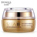 کرم ترمیم کننده و روشن کننده حلزون بیوآکوا BIOAQUA Snail Repair  Brightening Cream