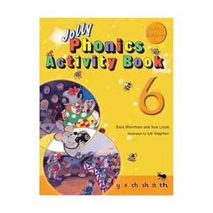 jolly phonics activity book6 with stickers جولی فونیکس اکتیویتی بوک6 با استیکر