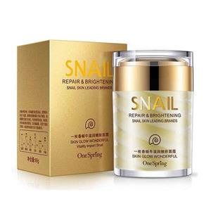 کرم درمانی روشن کننده مرطوب قوی حلزون وان اسپرینگ One Spring Snail Whitening Cream 