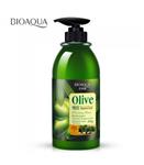 شامپوی تقویت کننده و ضد ریزش روغن زیتون بیوآکوا BIOAQUA Olive Shampoo Anti-dandruff/Anti-Dry