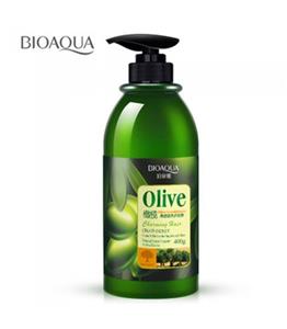 شامپوی تقویت کننده و ضد ریزش روغن زیتون بیوآکوا BIOAQUA Olive Shampoo Anti-dandruff/Anti-Dry 