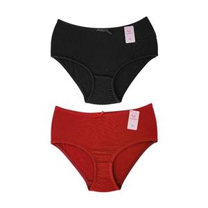 شورت نخی سوپر دخترانه ساده کد ZP84.2 بسته 2 عددی