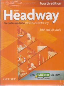 new headway pre intermediate student&work book fourth edition نیو هدوی پری اینترمدیت استیودنت و ورک بوک ویرایش چهارم4