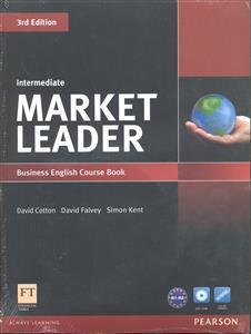 market leader intermediate third edtih student & work book مارکت لیدر اینترمدیت ویرایش سوم 3 استیودنت و ورک بوک