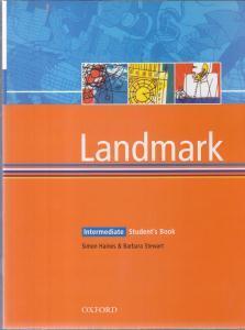 landmark intermediate student&work book with key لند مارک اینترمدیت استیودنت و ورک بوک با جواب