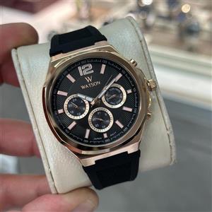 ساعت مردانه واتسون رابر قاب رز ص مشکی w1159