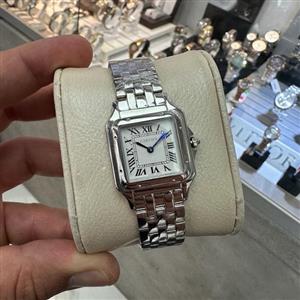 ساعت زنانه کارتیه پنتر استیل بند سیلور ص نقره ای 26 میلیمتر