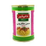 کنسرو سس ماکارونی و لازانیا با سویا و قارچ دلپذیر 400 گرم