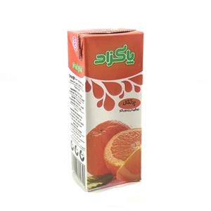 آبمیوه پرتقال پاکزاد 200 سی سی